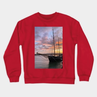 December Daybreak on the River Blyth Crewneck Sweatshirt